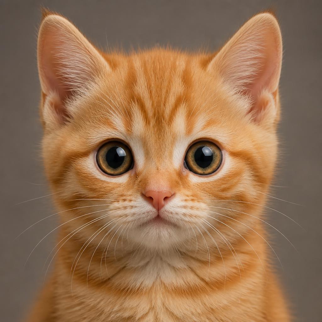 Orange tabby kitten, the official $CAT profile picture